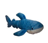 ThisToffGuys 17.7" Realistic Great White Shark Plush Toy, Ocean Animal Stuffed Animal, Shark Plush(Carcharodon carcharias)