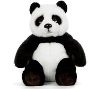 ThisToffGuys 8.7" Realistic Panda Plush Toy, Stuffed Bear, Soft Animal Plush(Ailuropoda melanoleuca)