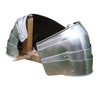 ThisToffGuys Armure d'épaule de joute médiévale Épaulières milanaises gothiques du XVe siècle Armure corporelle de chevalier portable Reconstitution historique tchèque SCA GN