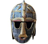 ThisToffGuys Casque de roi saxon du VIIe siècle - Réplique de Sutton Hoo - Casque de reconstitution historique portable