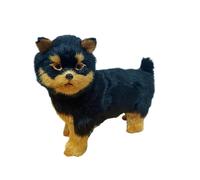 ThisToffGuys Figurine réaliste de Yorkshire Terrier de 24,9 cm, Fausse Statue de Chien, Cadeau for Les Amoureux des Chiens