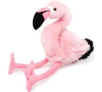 ThisToffGuys Flamant Rose américain réaliste en Peluche de 22 cm, Oiseau Doux et à Longues Pattes (Phoenicopteridae)