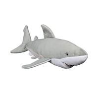 ThisToffGuys Grande Peluche Requin Blanc Réaliste 48cm - Ultra Douce, Adorable Jouet Animal Marin pour & Passionnés de l'Océan