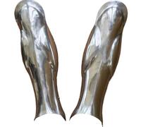 ThisToffGuys Grèves grecques et romaines antiques, armure de tibia en forme de muscle, jambe de l'époque classique, jambières portables de reconstitution historique