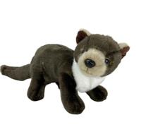 ThisToffGuys Jouet Animal de Simulation Loutre, poupée en Peluche Douce et Mignonne, Posture couchée, Cadeau décoration