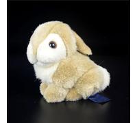 ThisToffGuys Peluche Lapin Bélier 20cm Réaliste & Ultra Douce - Adorable Jouet Animal (13cm Small)