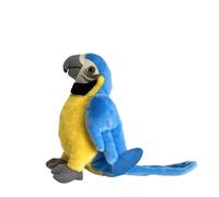 ThisToffGuys Peluche Perroquet Ara Bleu réaliste de 24 cm, Adorable Cadeau (Psittacidae)