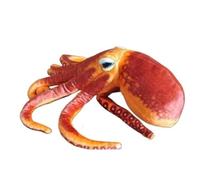 ThisToffGuys Peluche Pieuvre réaliste de 25 cm, Douce, Oreiller en Animal Marin (Octopodidae)(50cm)