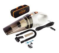 Generique – Aspirateur de voiture ThisWorx – Mini à main 110W 12V, 3 embouts, sac – Blanc