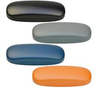 THIVENNY Lot de 4 étuis à lunettes rigides pour homme et femme, étui à lunettes de soleil, étui à lunettes rigide pour homme et femme, voyage, étude, travail, étui à lunettes de soleil