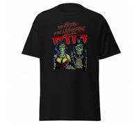 thjbd5se Return of The Living Dead Shirt 80s Horror Movie Shirt Black XL