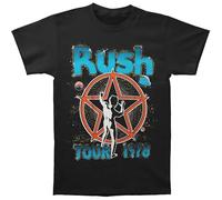 thjbd5se Rush Starman Tour 1978 T-Shirt Men S-234XL A206 Black XXL