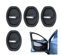 THJKCVSD 4 Pièces Couverture Serrure Porte Voiture, pour Lexus UX 250h Hybrid 2019-2022 2023 2024 Cache Verrou de Porte,Accessoires de Protection Couvercle Serrure Porte,A-Black