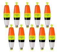 THKFISH Flotteurs de Peche EVA Rond Mousse Bobbers Slip Bobber Fish Float Flotteur à Ventre 10pcs 1.5in