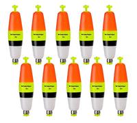 THKFISH Flotteurs de Peche EVA Rond Mousse Bobbers Slip Bobber Fish Float Flotteur à Ventre 10PCS 3in