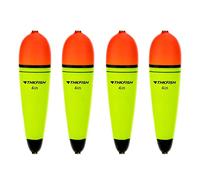 THKFISH Flotteurs de pêche Slip Bobbers EVA-Slider-Bobbers Slip Corks pour la pêche en mer Catfish Bobbers Assortiment Eau Douce 4piezas 4in 25g