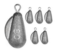 THKFISH Kit de plombs de pêche Dropshot pour eau salée - Pour la pêche en surf - 2-5 oz