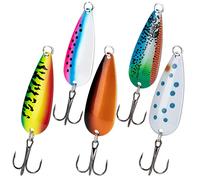 THKFISH Leurres de Pêche Cuillères de Pêche Leurres de Basse Leurre Truite Leurre Peche Mer 5PCS 3.5g