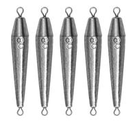 THKFISH Plomb de pêche, poids de pêche à double anneau, poids de plomb, torpedo pour eau salée et eau douce, 1 oz-3,5 oz, kit de plomb de pêche, plomb dropshot, plomb de pêche, plomb de poire