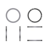 THLMT Anneau de lunette en métal Compatible avec Nothing CMF Watch Pro 2, Remplacement du cadre de la lunette de la montre intelligente Boîtier rigide pour Smartwatch Modèle plat (Gris foncé)