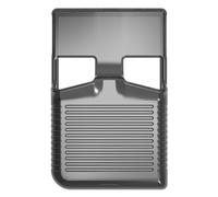 THLMT Étui de Protection en TPU Compatible avec ANBERNIC RG 35XXPRO, Coque de Protection pour Console de Jeu Portable, Housse de Rangement pour Console de Jeu, Couverture intégrale (Transparent Noir)