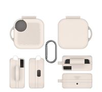 THLMT Etui pour écouteurs Compatible avec CMF by Nothing Buds Pro 2, étui en Silicone pour écouteurs Coquille d'écouteurs Boîte d'écouteurs Étui de Rangement Anti-poussière (étui Uniquement) (Blanc)