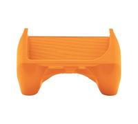 THLMT Poignée Compatible avec Anbernic RG35XX Plus, Support de poignée pour Console de Jeux, Coque de Protection, Skin, Manette de Jeu Portable, Support antidérapant (Orange)