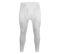 THMO Caleçons Longs Thermiques Enfant Ultra Doux Polaire sous-vêtements Couche de Base Thermiques Pantalon pour Garçon (12-13 Ans, Blanc)