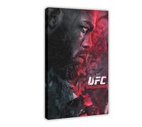 THNIKK Impression sur toile représentant le champion des États-Unis de l'UFC Jon Jones - Décoration murale pour salon, chambre à coucher - Style cadre - 20 x 30 cm