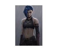 THNIKK Jinx Poster sur toile avec personnage League of Legends pour chambre à coucher, bureau, chambre, cadeau sans cadre, 30 x 45 cm