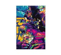 THNIKK Jujutsu Kaisen - Impression sur toile - Manga japonais rétro - Décoration murale pour salon, chambre à coucher - Sans cadre - 30 x 45 cm