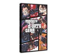 THNIKK One Piece Monkey D Luffy Dortoir Chambre Art Déco Mural Poster Toile Poster Décoration de Chambre Décor Sport Paysage Bureau Chambre Décor Cadeau Style Cadre 40 x 60 cm