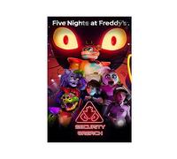 THNIKK Poster sur toile Five Nights at Freddy's Game Cover - Décoration murale pour chambre à coucher, bureau, chambre - Cadeau sans cadre - 50 x 75 cm