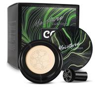 Thnkstaps Champignon Tête Coussin d'air BB Crème CC Crème BB de Coussin D'air CC Foundation Correcteur hydratant Fond de Teint Liquide Hydratant Longue Durée Correcteur Naturel Éclaircissant Ivory