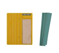 THOANBY Affûteur de biseau pour Cuir,Outil d'affûtage de biseau pour Bordures en Cuir avec 12 papiers de Verre pour biseauter Le Cuir,Outil de Parage,de Polissage et de meulage