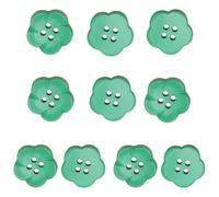 THOANBY Boutons colorés,10 Boutons en Forme de Fleur,4 Trous,en résine pour projets de Couture