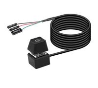 THOANBY Câble d'extension de commutation d'alimentation pour ordinateur de bureau avec lumières LED 1,5 m Bouton de démarrage à distance pour carte mère Bouton d'alimentation à distance