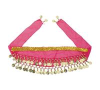 THOANBY Costume de Danse du Ventre pour Chien,Jupe à Paillettes Scintillantes,Petit Foulard de Hanche,Accessoire pour Animaux de Compagnie