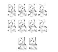THOANBY Lot de 10 supports de couvercle d'aquarium pour divers aquariums, support de serrage pour aquarium Fournitures d'habitat de poissons