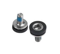 THOANBY Lot de 2 boulons hexagonaux de rechange pour pédalier de vélo - Vis de pédalier sans capuchon pour vélo