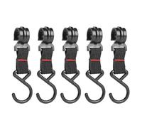 THOANBY Lot de 5 crochets de suspension mobiles en forme de S pour camping, randonnée, pêche, économie d'espace