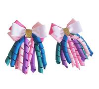 THOANBY Pince à Cheveux avec nœuds amicaux,1 Paire de Pinces à Cheveux avec nœuds amicaux,Jolies Barrettes à Cheveux pour bébés,épingles à Cheveux Lolitas pour fêtes et Occasions spéciales