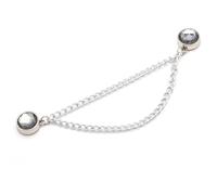 THOANBY Pince magnétique pour raccourcir les pantalons,fermoir magnétique pour raccourcir les pantalons,chaîne en strass,pince magnétique pour régler la longueur du pantalon,pince pour pantalons,jeans