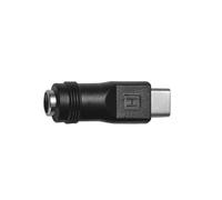 THOANBY Plug and Play Adaptateur d'alimentation type C vers connecteurs femelles CC 5,5 x 2,1 mm pour une utilisation polyvalente des appareils 2 pièces/1 câble de charge USB