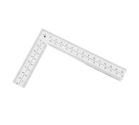 THOANBY Règle en Acier Inoxydable à 90 degrés,équerre de charpente à 90 degrés,règle en Forme de L en Acier Inoxydable,Outil de Mesure pour Le Travail du Bois et Le Dessin