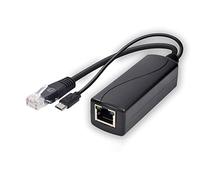 THOANBY Répartiteur d'alimentation par Ethernet 48 V vers 5 V pour appareil photo USB type C 5,5 x 2,1 3,5 x 1,35 - Adaptateur USB pour appareil photo