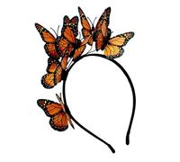 THOANBY Serre-tête Papillon,Serre-tête Bibi Papillon,Accessoire de Cheveux élégant pour Femmes et Filles,fête d'halloween,Cosplay,mariée