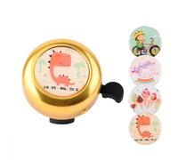 THOANBY Sonnette de vélo mignonne avec autocollants pour enfants - Klaxon sonore pour vélo de route, montagne, scooter, montagne mignonne, installation facile