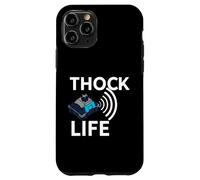 Thock Life Mechanical Keyboard Switch Enthusiast Gamer Coque pour iPhone 11 Pro