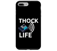 Thock Life Mechanical Keyboard Switch Enthusiast Gamer Coque pour iPhone 7 Plus/8 Plus